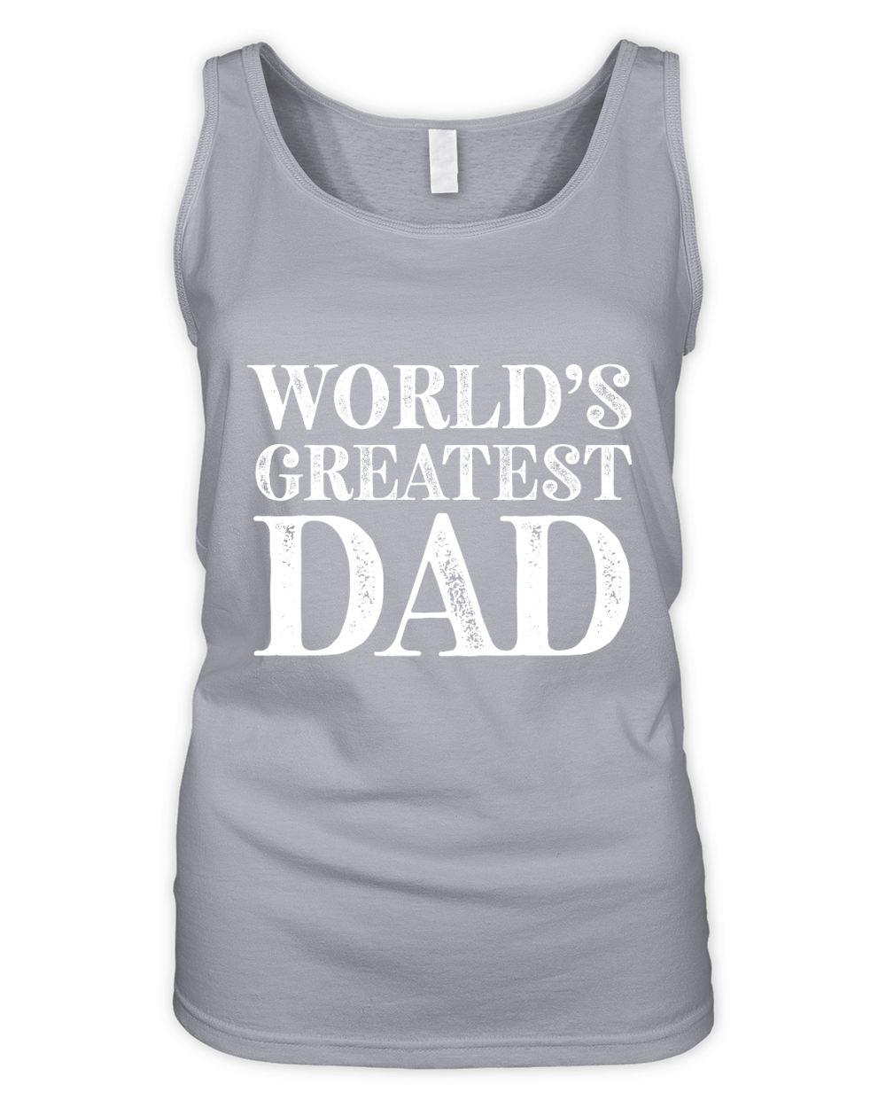 Fathers Day Worlds Greatest Dad Organic Women's Tank Top