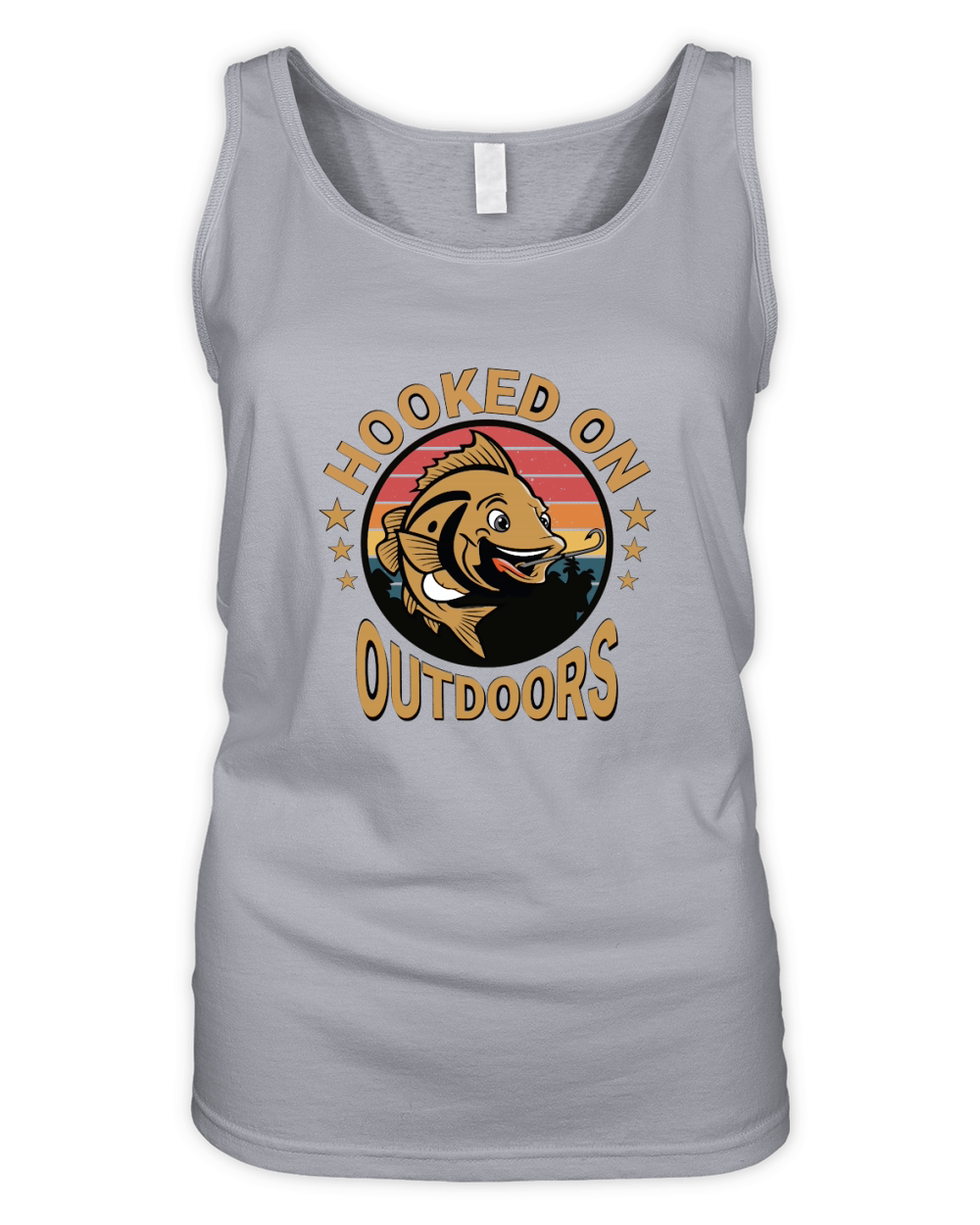 hooked on outdoors Organic Women's Tank Top