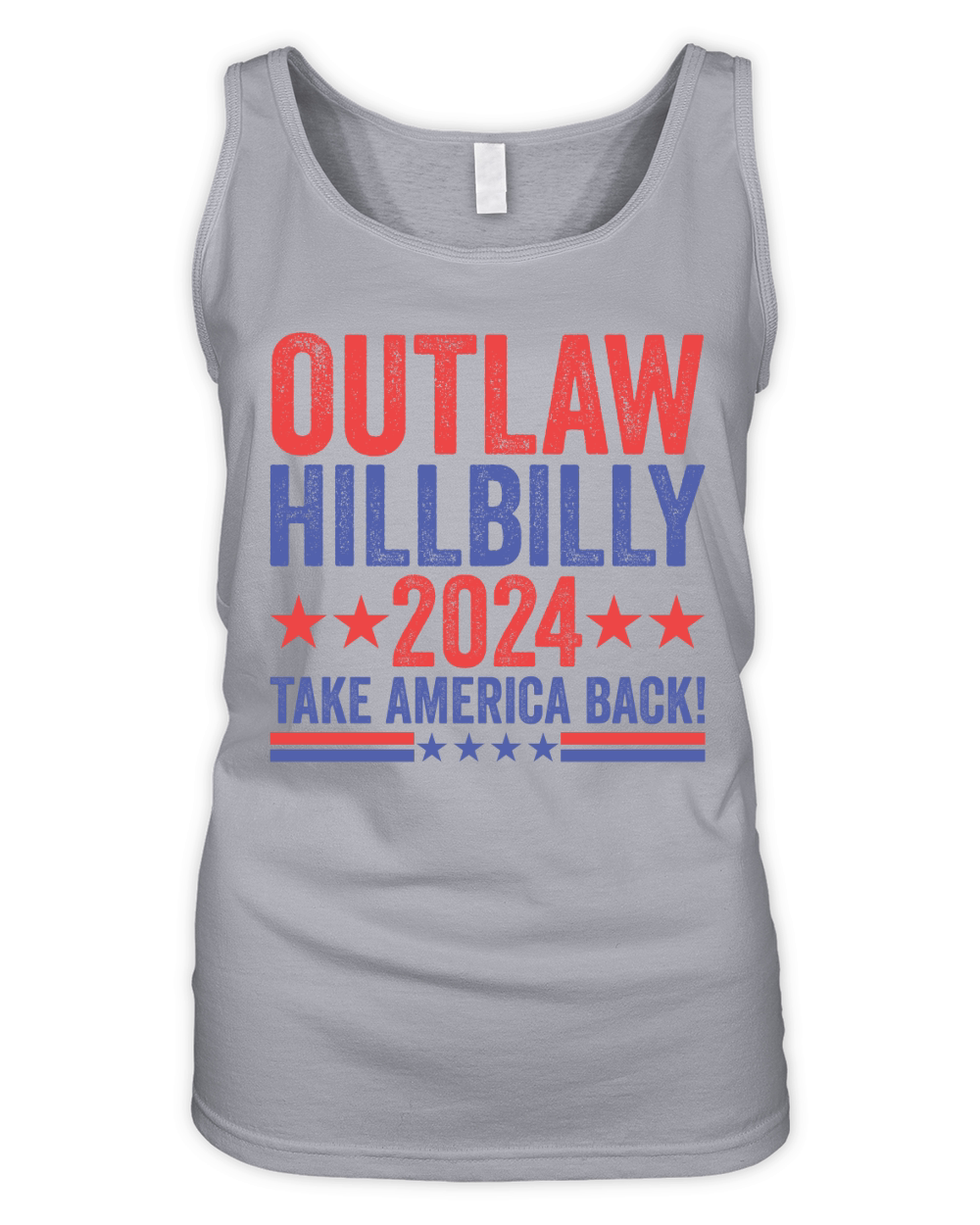 Outlaw Hillbilly 2024 Take America Back! Organic Women's Tank Top
