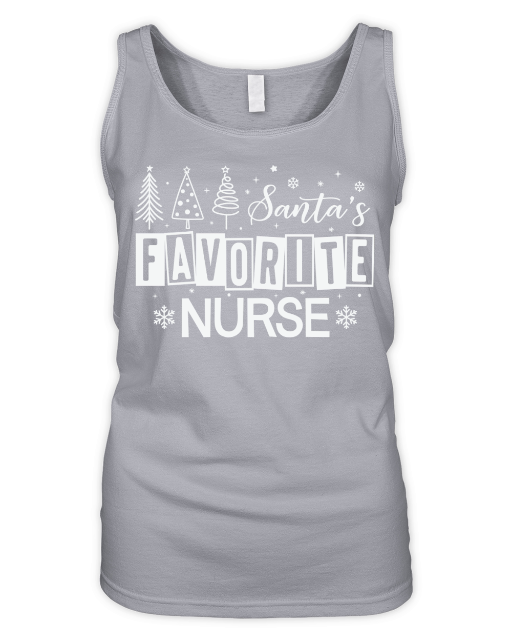 SantasFavoriteNurse 02 Organic Women's Tank Top