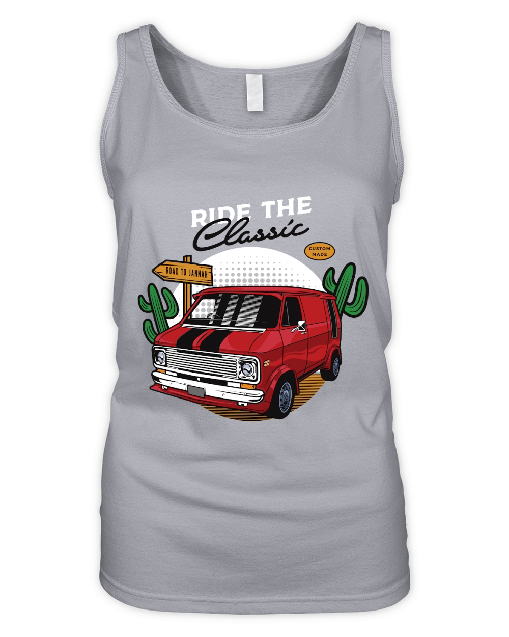 Vintage Car 14 Organic Women's Tank Top