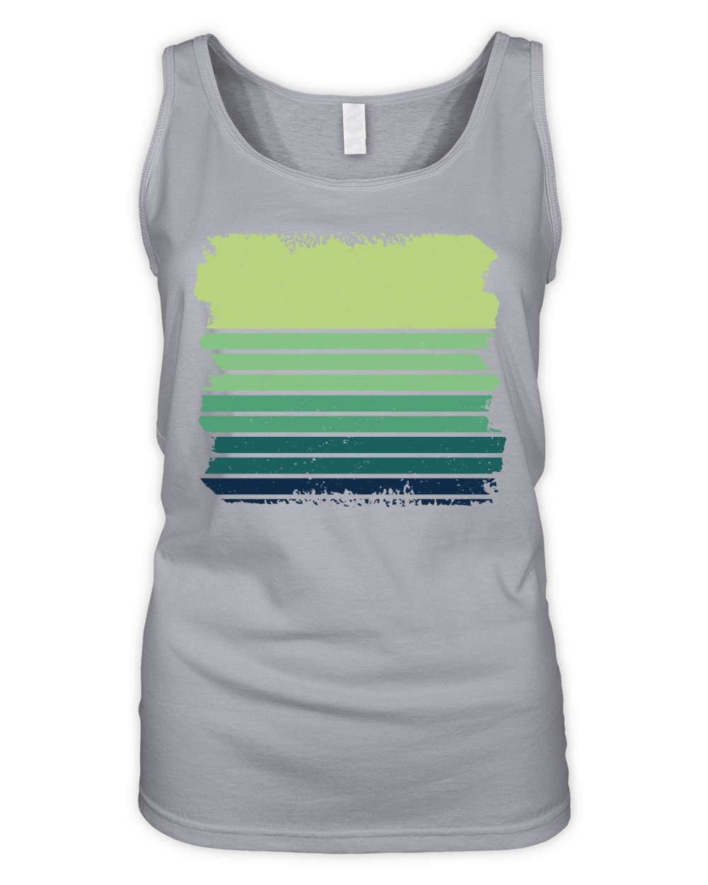 Vintage Retro Sunset (11) Organic Women's Tank Top