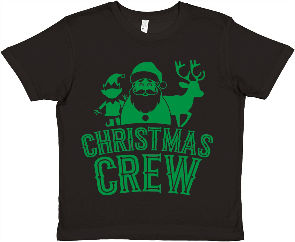 2024 Christmas Crew 3 Premium Kids Crewneck T-shirt