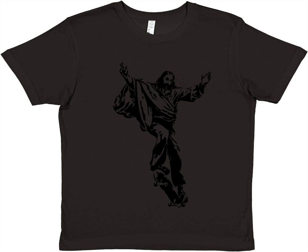 jesus skates Premium Kids Crewneck T-shirt