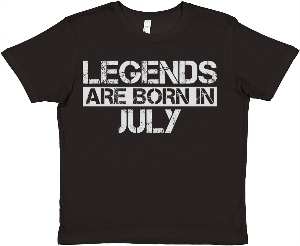 Legends are born in July Premium Kids Crewneck T-shirt
