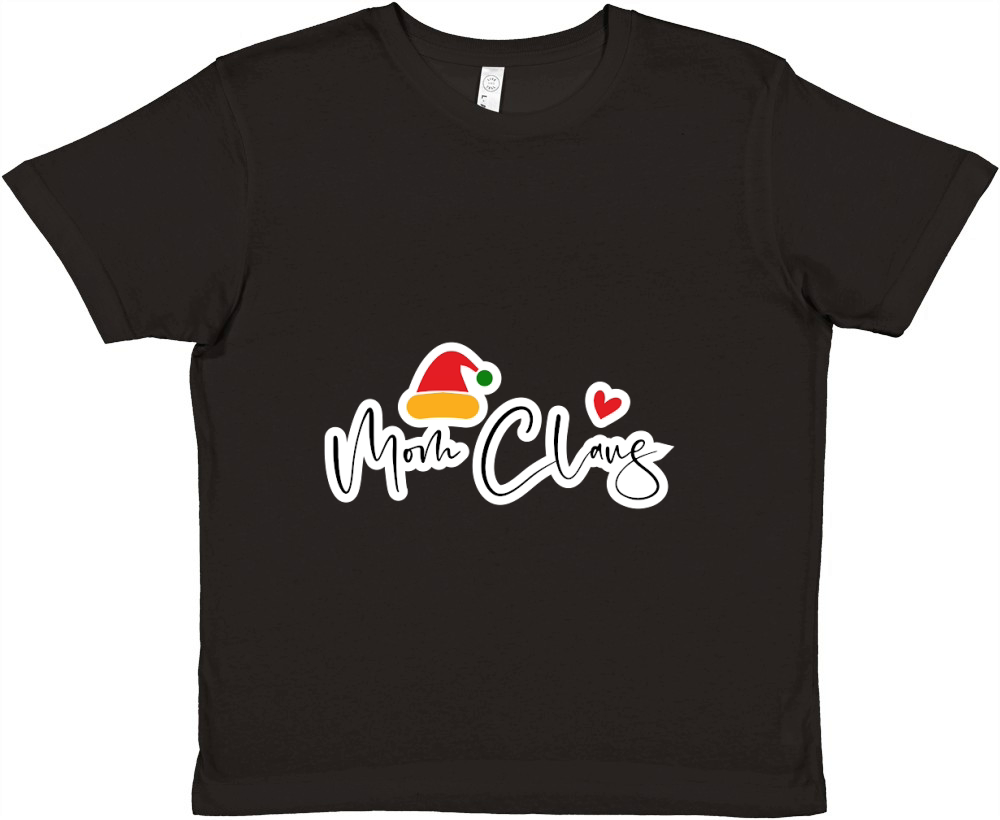 Mom Claus Premium Kids Crewneck T-shirt