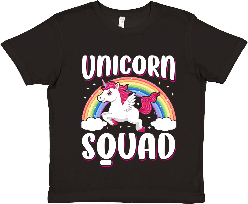 Unicorn Squad Premium Kids Crewneck T-shirt