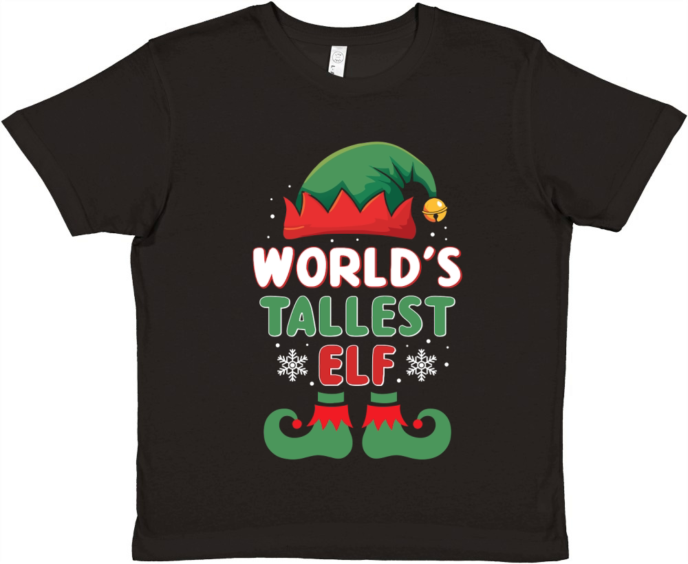 World s Tallest Elf 1.01 Premium Kids Crewneck T-shirt