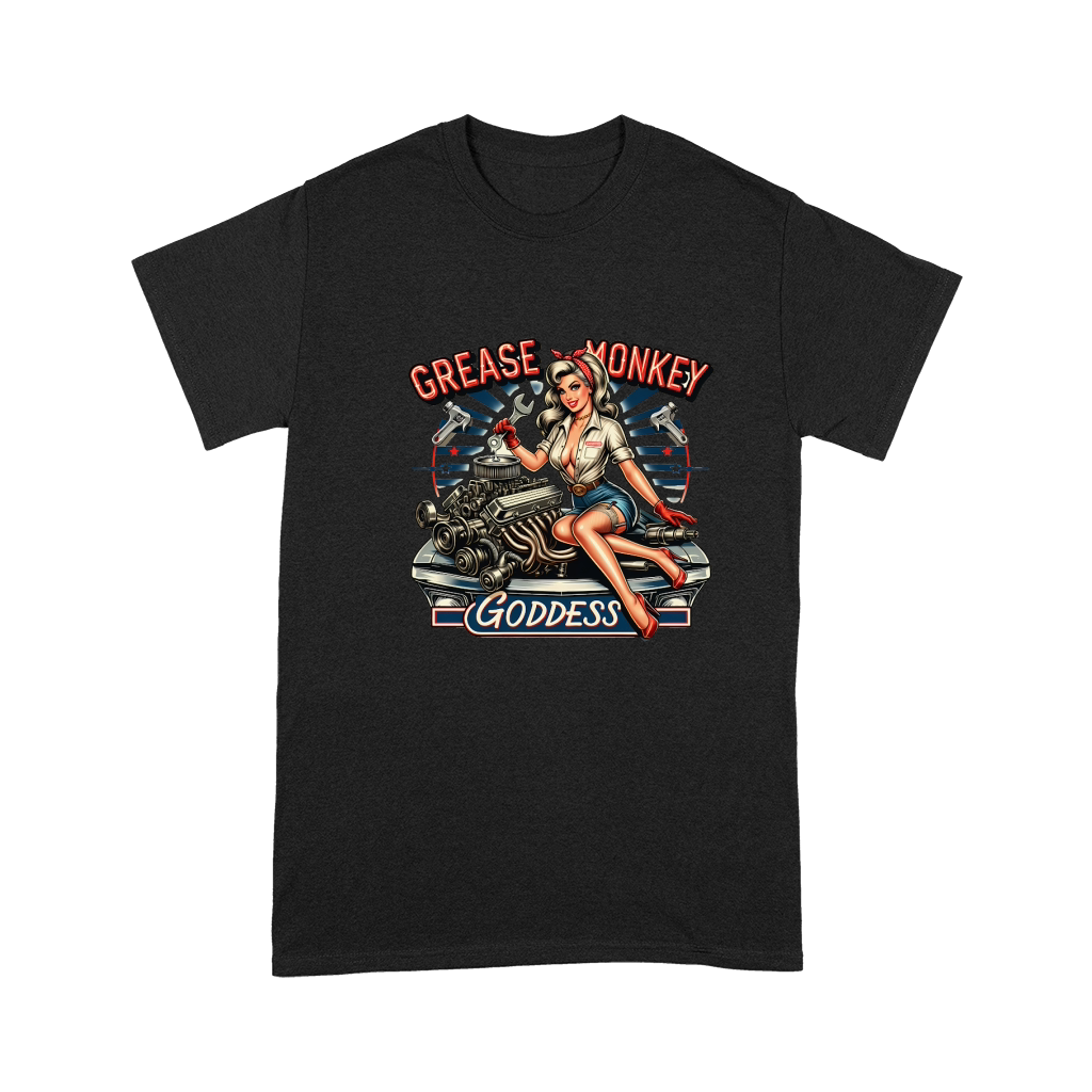 Retro Vintage grease monkey goddess Premium T-shirt