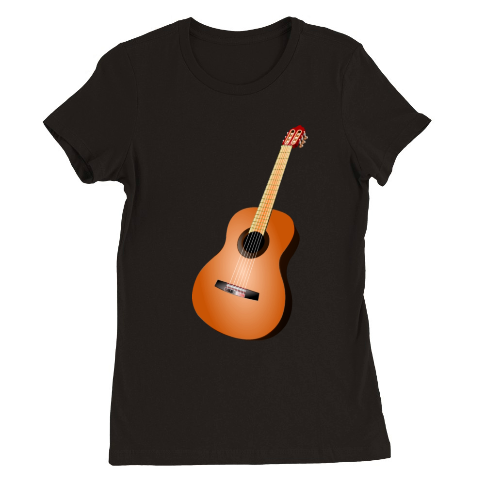classic guitar Premium Womens Crewneck T-shirt