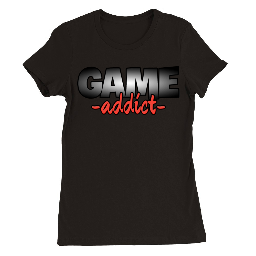 Game addict Premium Womens Crewneck T-shirt