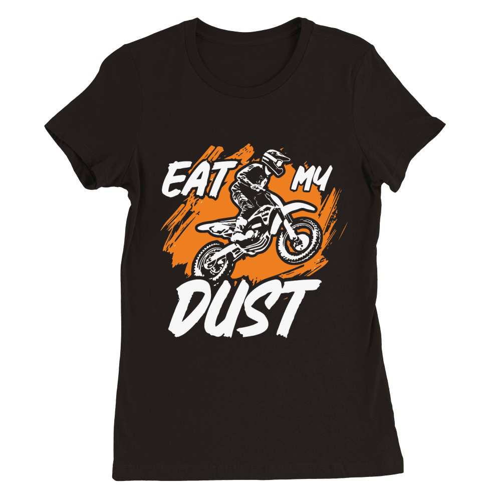 Motocross Design for Youth Boys Premium Womens Crewneck T-shirt