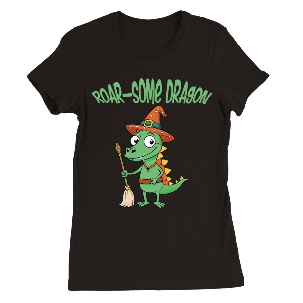 Roar Some dragon Premium Womens Crewneck T-shirt