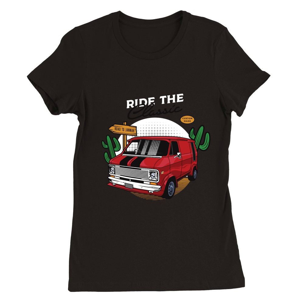 Vintage Car 14 Premium Womens Crewneck T-shirt