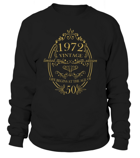 50th Birthday Gifts Women Vintage Sweatshirt Unisex