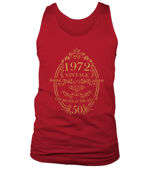 50th Birthday Gifts Women Vintage Tank Top Unisex