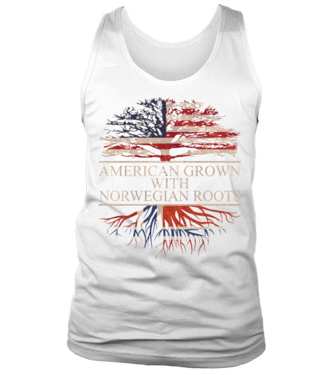 American Grown with Norwegian Roots Tank Top Unisex