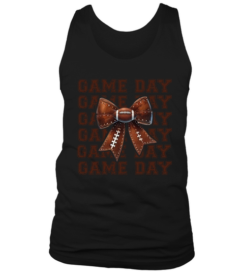 Game day Bow 4 Tank Top Unisex