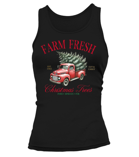 Farm Fresh Christmas Trees Tank top Woman