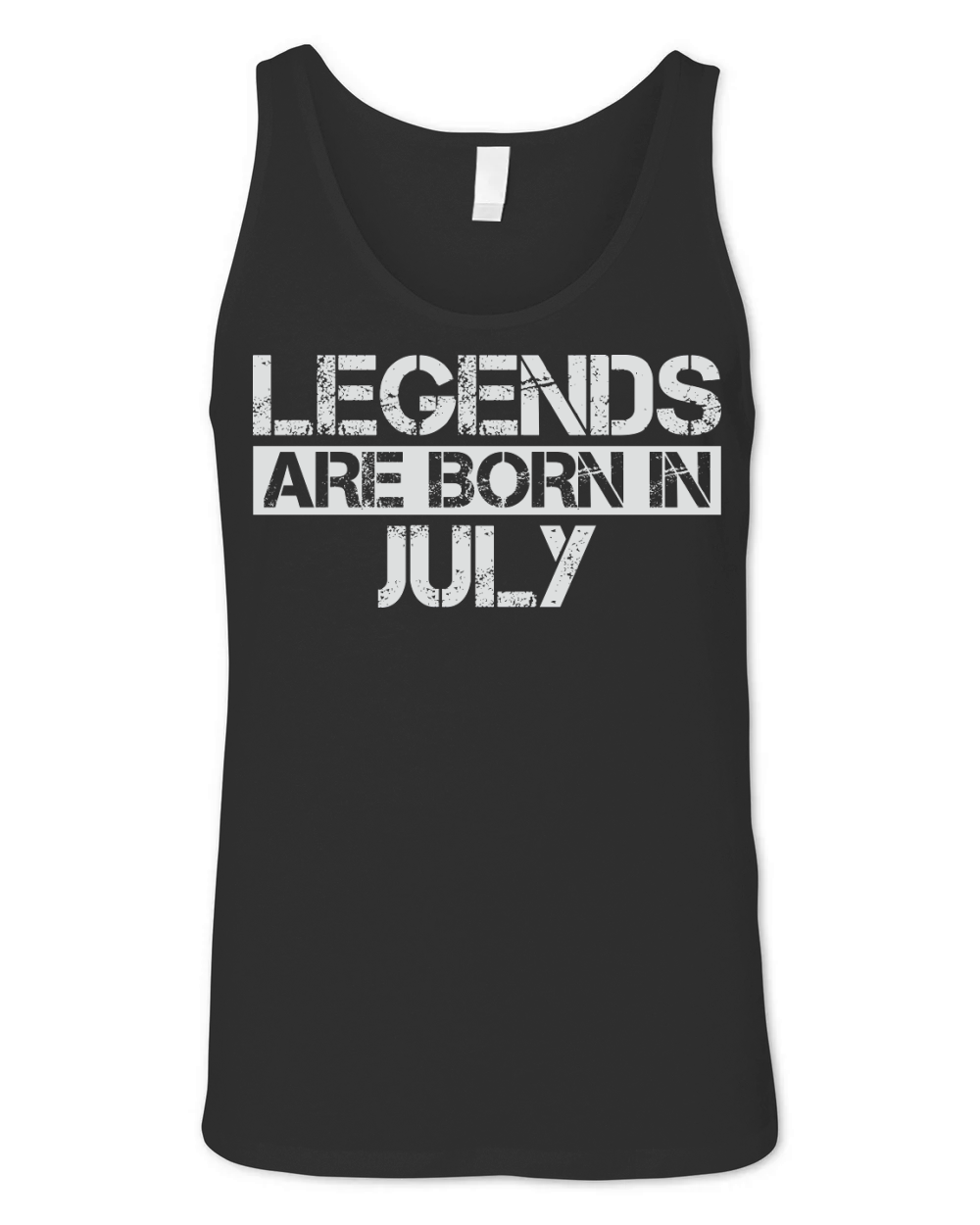 Legends are born in July Unisex Jersey Tank