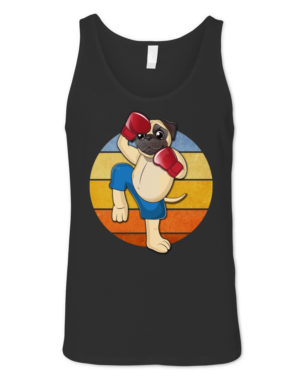 pug thai Unisex Jersey Tank