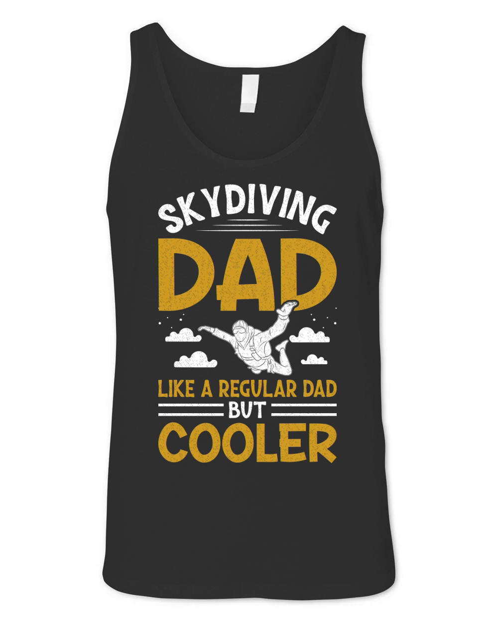 Skydiving dad like a regular dad but cooler 07 Unisex Jersey Tank