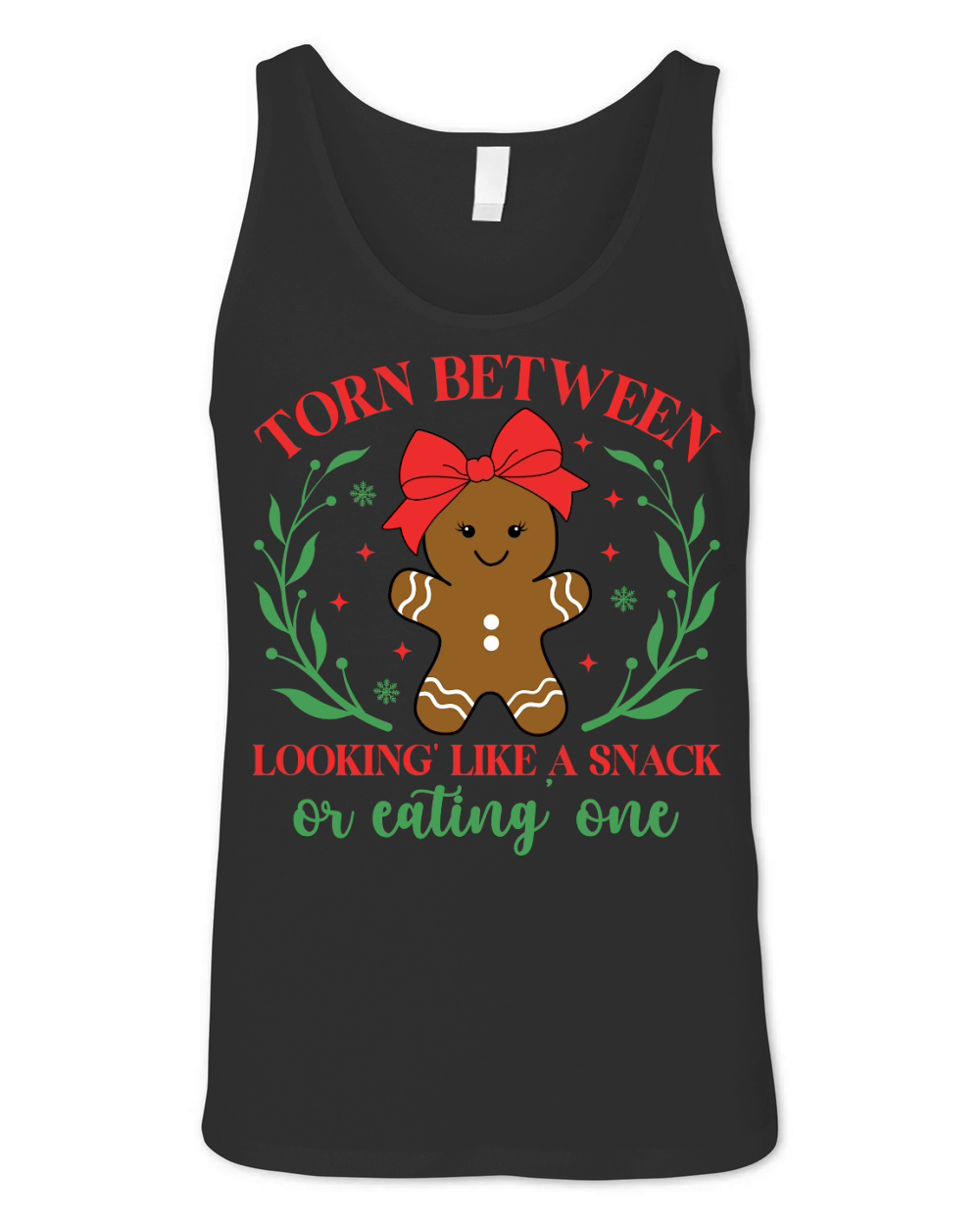 Torn Between Lookin Like a Skack Or Eating One Unisex Jersey Tank