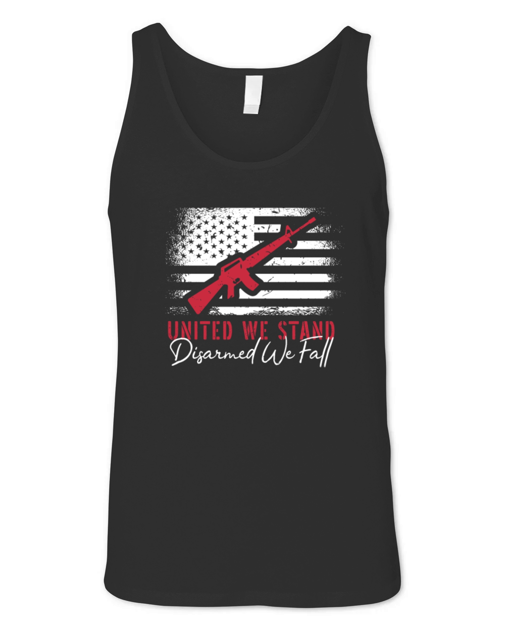 United We Stand Disarmed We Fall Unisex Jersey Tank