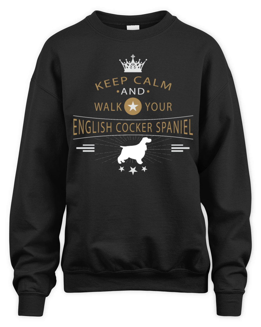 English Cocker Spaniel Unisex Premium Crewneck Sweatshirt