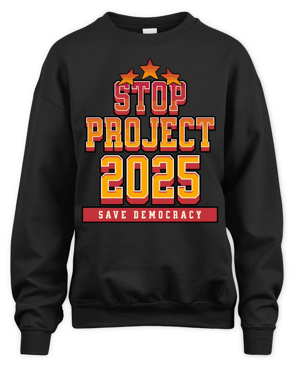 Stop Project 2025   light Unisex Premium Crewneck Sweatshirt
