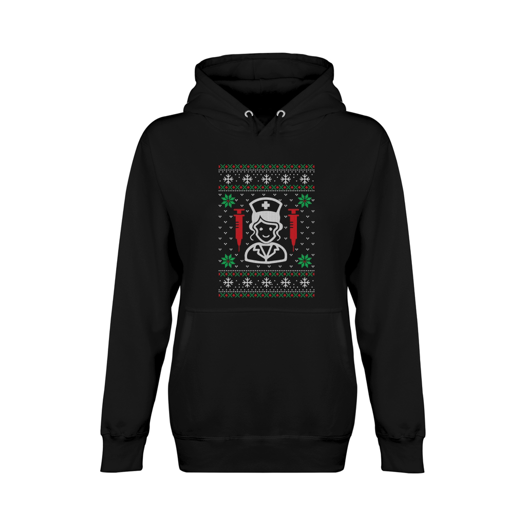 Nurse ugly Christmas Unisex Premium Pullover Hoodie