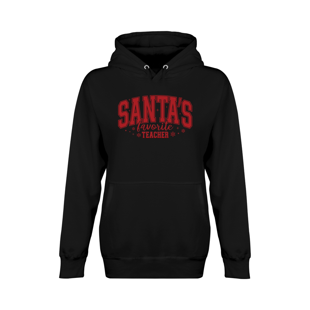 SantasFavoriteTeacher Unisex Premium Pullover Hoodie