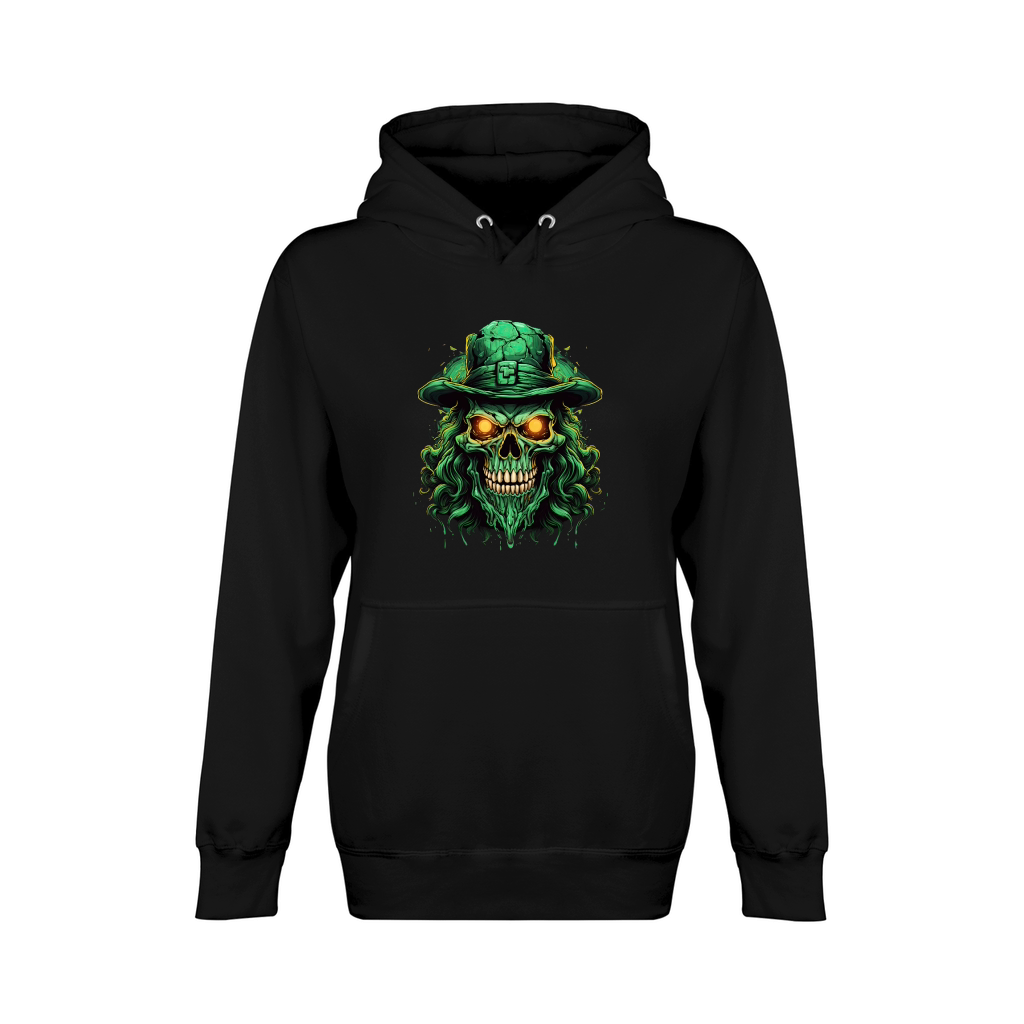 Skull Shamrock for St. Patricks Day3 Unisex Premium Pullover Hoodie