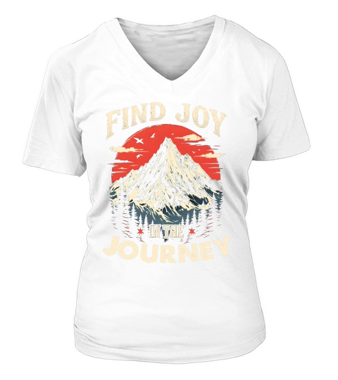 Find joy in the journey 05 V-neck T-Shirt Woman