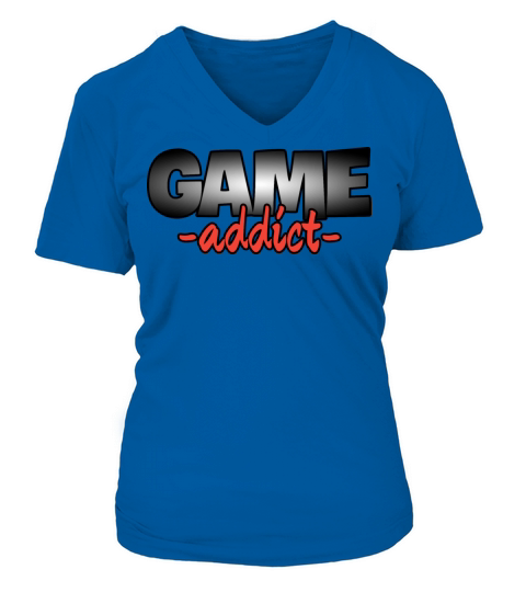 Game addict V-neck T-Shirt Woman