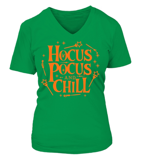 Hocus Pocus Chill 03 V-neck T-Shirt Woman