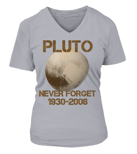 never forget ploto V-neck T-Shirt Woman