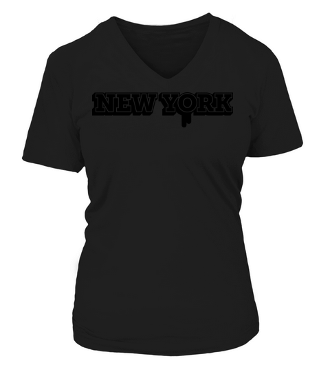 New York V-neck T-Shirt Woman