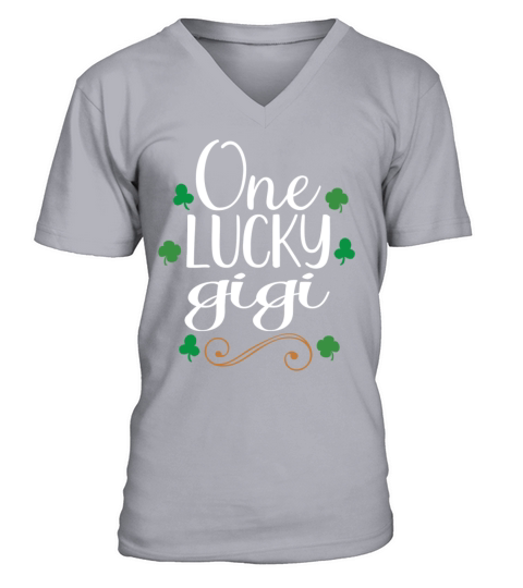 One Lucky Gigi Tshirts - Saint Patrick tshirt V-Neck T-shirt