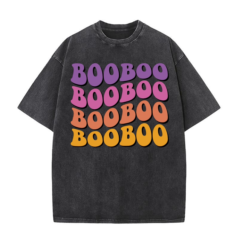 Booboo Halloween 03 Washed T-Shirt
