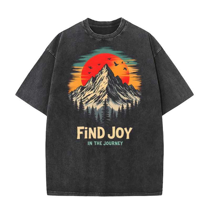Find joy in the journey 03 Washed T-Shirt