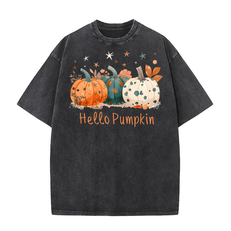 Hello pumpkin 9 Washed T-Shirt