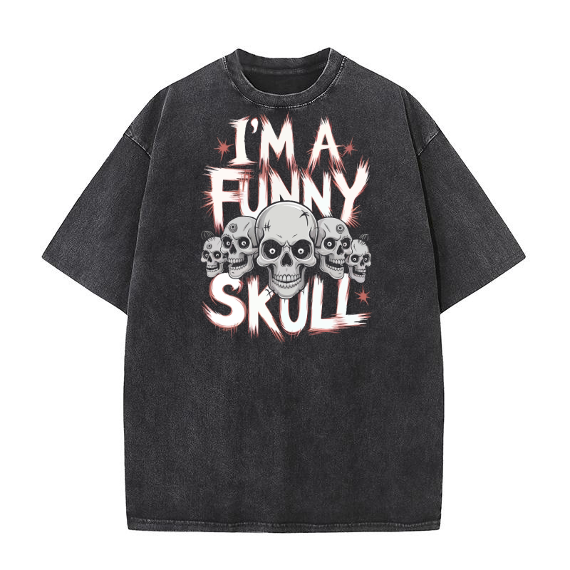 Im a Funny Skull 04 Washed T-Shirt