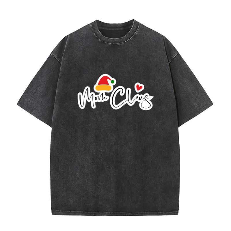 Mom Claus Washed T-Shirt