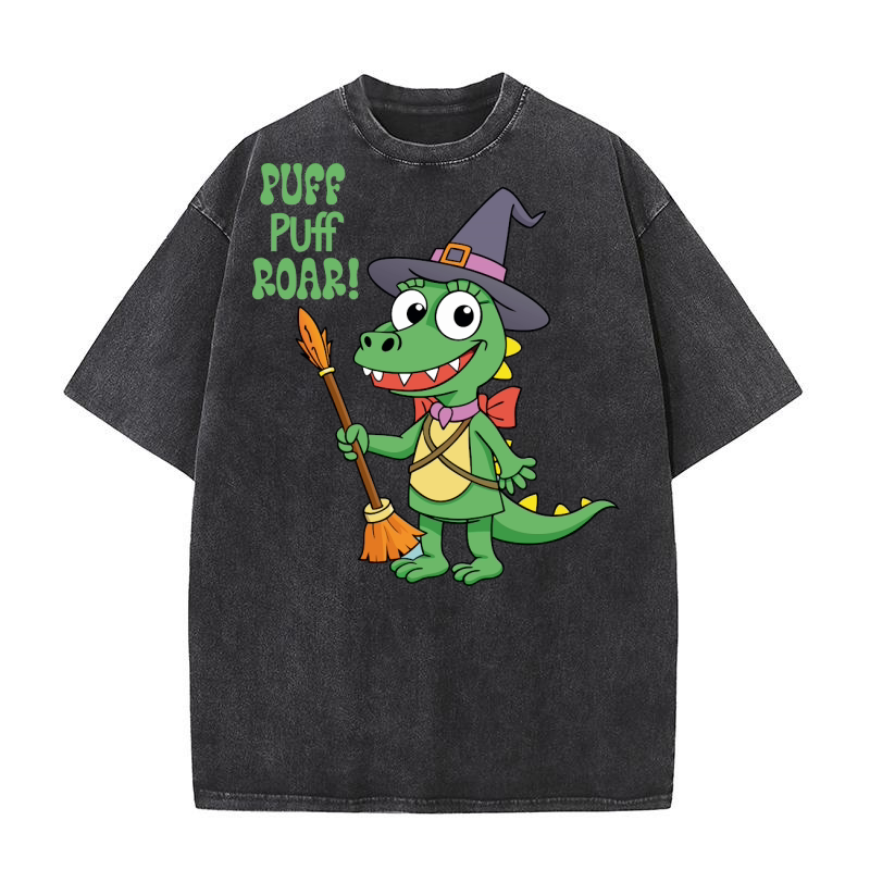 Puff puff roar! Washed T-Shirt