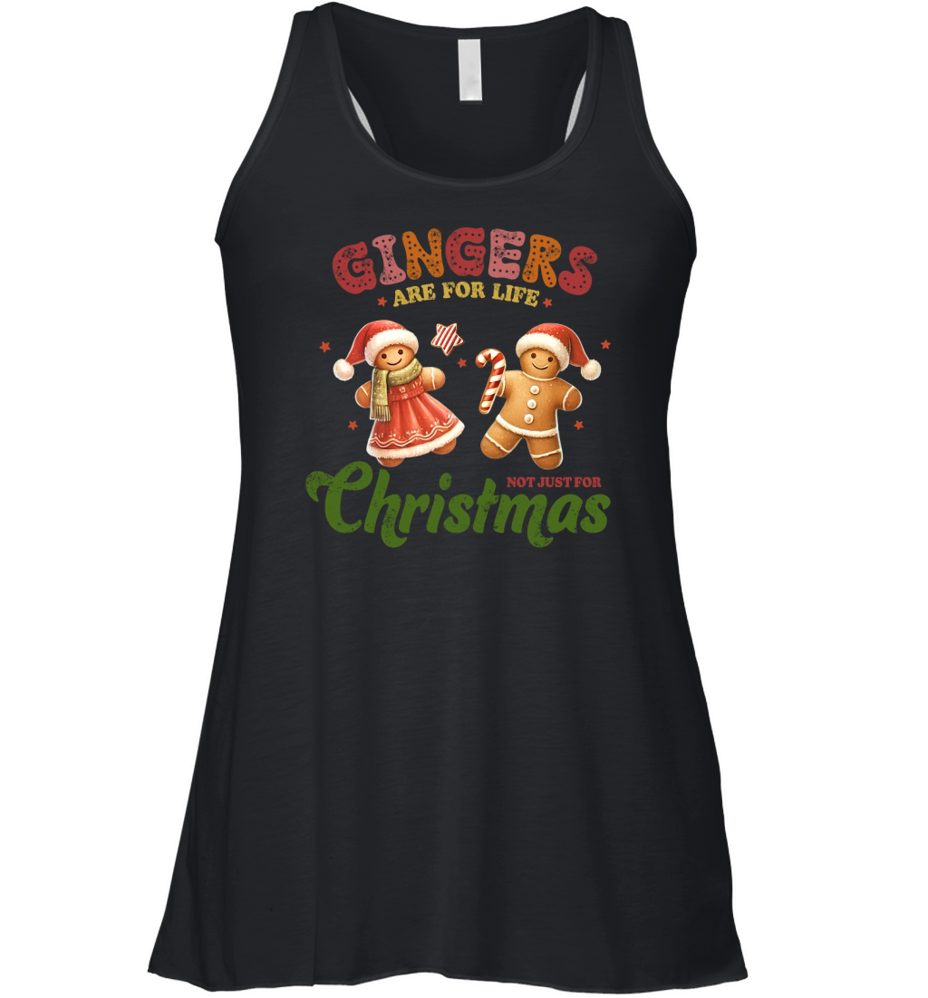 Gingers are for life Not just for christmas Women's Flowy Tank Top