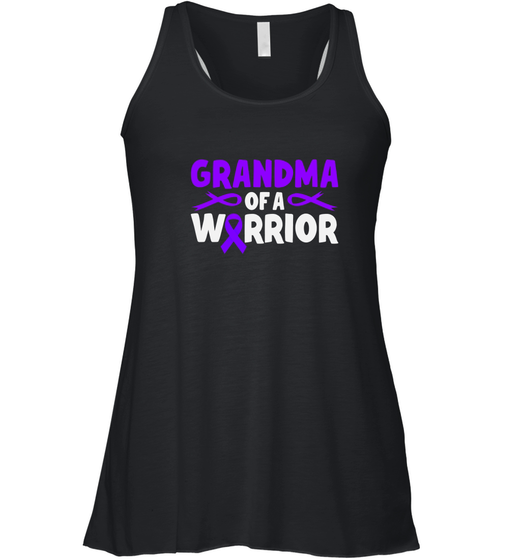Grandma of a warrior 02 Women's Flowy Tank Top