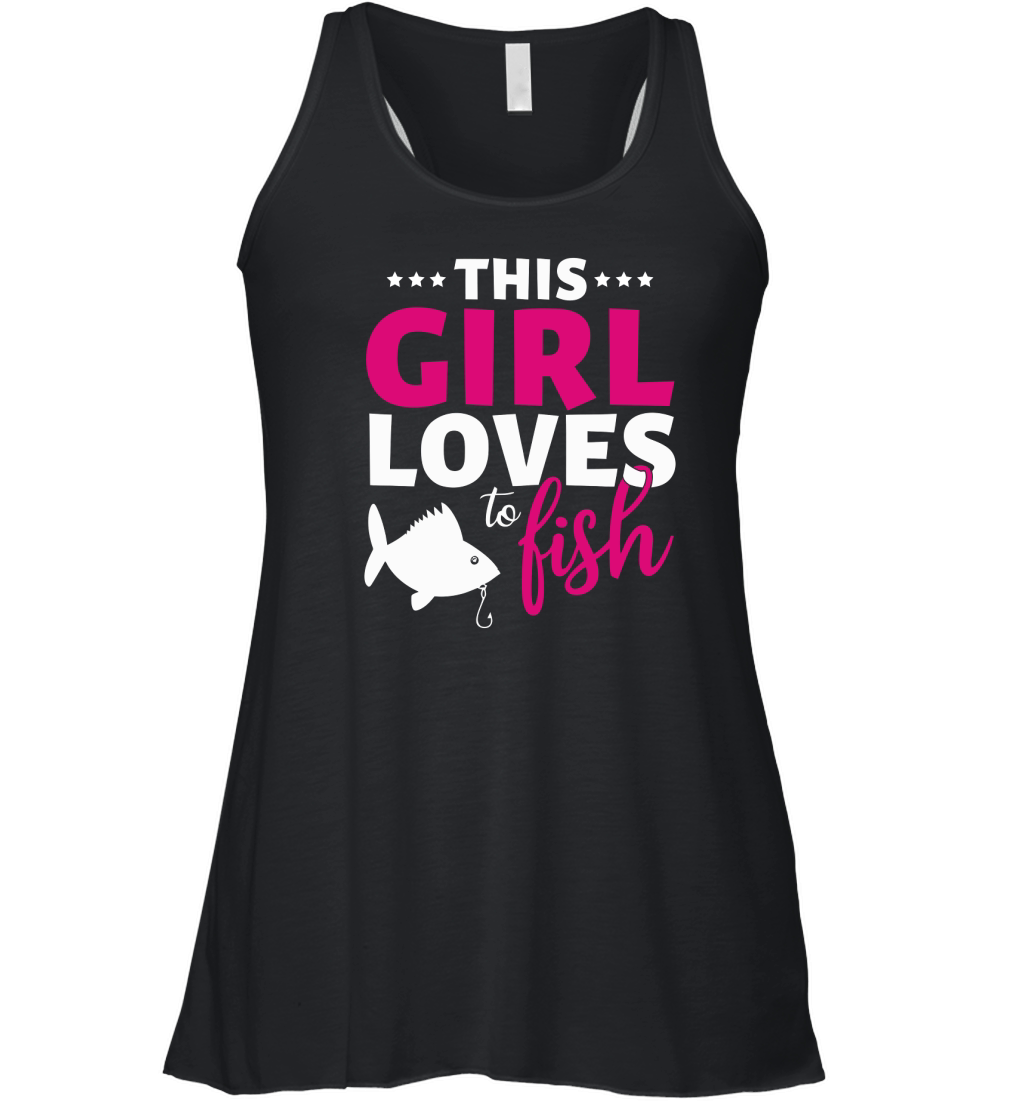 This girl lover fish Women's Flowy Tank Top