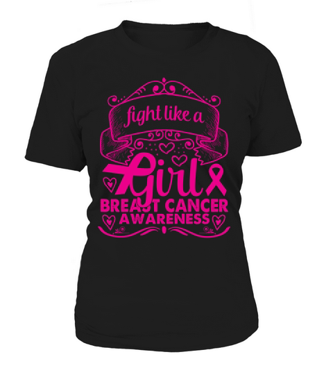 Fight Like A Girl Breast Cancer Awareness Women's T-Shirt