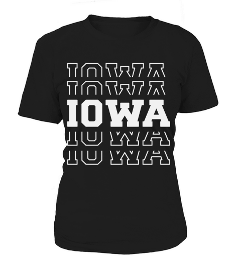 Patriotic USA State Iowa Women's T-Shirt